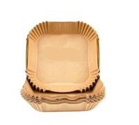 Lot de 200 feuilles papier sulfurisé jetables for friteuse à air Pour Air Fryer