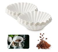 Lot de 200 filtres à café en papier - 80/200 mm - Compatible avec Beem, Philips, Cuisinart, Gastroback