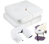 Lot de 200 housses jetables pour appui-tête de massage pour tables de massage et chaises de massage, 30 x 40 cm, blanc