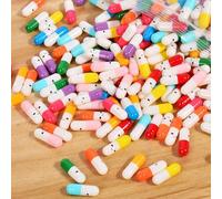 Lot de 200 Lettre Capsules, Couleur Papier Pilule, Petites Lettre Capsule, Message Capsule, Message Couleur Pilule, Gélules avec Lettres de Message, pour Lettres D'amour, Notes D'amitié ou Cadeaux