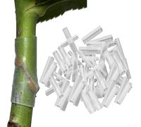 Lot de 200 manchons de greffage en silicone pour arbres fruitiers - Tubes de greffe flexibles de 3 à 7,5 mm, manchons de protection durables pour favoriser la guérison, enveloppes de greffe pour