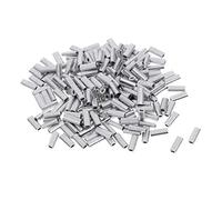 Lot de 200 mini manchons à sertir en métal pour ligne de pêche 1,0 mm, 1,2 mm, 1,5 mm