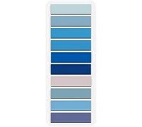 Lot de 200 onglets adhésifs pour marque-page, marque-pages et classement de fichiers, notes autocollantes (bleu)