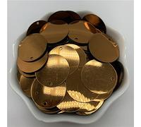 Lot de 200 paillettes rondes plates en PVC de 20 mm avec 1 trou latéral pour couture, mariage, artisanat, accessoires de bricolage, pendentif, garniture à paillettes-18