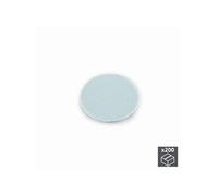 EMUCA 4026421 Cache couvre vis adhésif, Gris, Ø 13 mm, Set de 200 Pièces