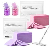 Lot De 200 Pastilles Nettoyantes Sol Multi Surfaces Soluble (Violets+Roses) | Facile À Dissoudre Dans L’Eau, Nettoyage Quotidien, Convient À Différents Types De Surfaces, Entretien Domestique