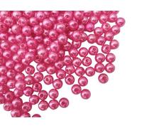 Lot De 200 PERLES NACREES Rose Acrylique Diamètre 5 mm - Creation