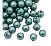 Lot De 200 PERLES NACREES Vert Acrylique Diamètre 5 mm - Creation