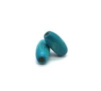 Lot de 200 perles ovales multicolores en bois for la fabrication bijoux et d'artisanat, dimensions 6 x 4, 8 5, 10 mm Pour DéCoration De Bricolage(Color 14,8x5.0mm 200pcs)