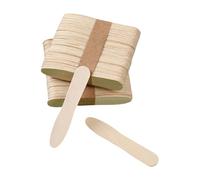 Lot de 200 petites cuillères de dégustation en bois - Mini cuillères à dessert - Cuillères à crème glacée - Petites cuillères à échantillon - Petites cuillères à gâteau - Petites cuillères à fruits