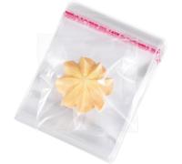 Lot De 200 Petits Sacs Film Alimentaire Autocollants Transparents 10 X 8 Cm Pour Bonbons, Noix, Biscuits, Collations Et Autres Aliments