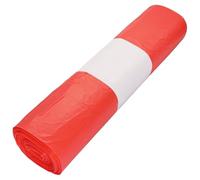 (Lot de 200 pièces) Sacs poubelles 120 litres, sacs poubelles rouges 70 x 110 cm, sacs poubelles