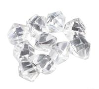 Lot de 200 pierres précieuses en acrylique pour décoration de plantes, parfaites pour vases, aquariums et accessoires de fête de mariage (transparent)