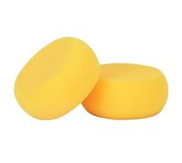 Lot de 200 pinceaux éponge ronds pour peinture, poterie, sculpture, modélisation, hydratation, coloration, outils de nettoyage pour arts et travaux manuels (jaune)