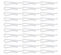 Lot de 200 Pinces Crocodiles en Plastique avec Dents Transparentes pour Cravates, Chaussettes, Pantalons, Chemises