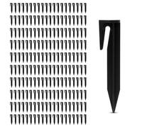 Lot de 200 Piquets de Fixation pour Robot Tondeuse, Piquets de Terre en Plastique pour Câble Périphérique et Fil de Délimitation, Compatible avec Gardena/Worx/Bosch