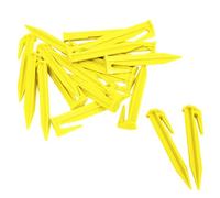 Lot de 200 piquets en plastique de 8,4 cm pour tondeuse Robomow, Worx Landroid, clôture pour animaux domestiques, pour clôture de jardin (jaune)