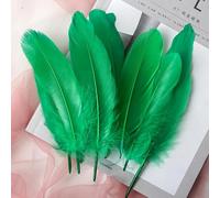 Lot de 200 plumes d'oie blanches flottantes - Attrape-rêves - Ailes décoratives - Tournesol - Décoration murale - Fournitures d'art pour travaux manuels