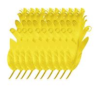 Lot de 200 plumes d'oie naturelles - Attrape-rêves - Accessoire de bricolage - Décoration de tête - Chapeaux - Masques - Accessoires pour mariage, fête, Halloween, carnaval, fête