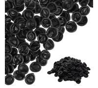 Lot de 200 protège-doigts antistatiques en latex, noirs, idéaux pour les cosmétiques, la médecine, les fuites orales et plus encore