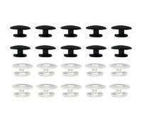 Lot de 200 rivets Croc Boutons Sangle Rivets en plastique Boutons à pression Boutons de chaussures Chaussures de jardin Boucle de chaussure Double Rivet Fermetures Chaussures Charme Boutons de