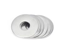 Lot de 200 rondelles métalliques en acier inoxydable 304 de grande taille, surdimensionnées, plates et larges (0,3 cm)