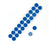 Lot de 200 rubans adhésifs de sécurité inviolables pour éviter l'ouverture des étiquettes (2,5 cm de diamètre, marque dans l'article, bleu)