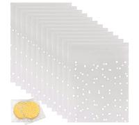 Lot de 200 sachets en cellophane auto-adhésifs transparents 8 x 10 cm