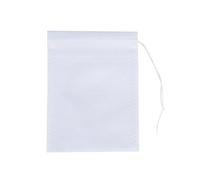 Lot de 200 sachets filtrants jetables avec cordon de serrage pour thé en vrac 8 x 12 cm