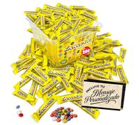 Lot de 200 Sachets Individuels de Lacasitos (3 par Pack) · Chocolat au Lait Coloré · Avec Carte Personnalisable Offerte · Idéal pour Anniversaires, Halloween, Fêtes ou Entreprises