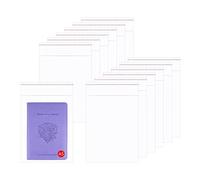 Lot de 200 sacs en cellophane refermables transparents de 20,3 x 25,4 cm - Sacs en cellophane autocollants pour boulangerie, biscuits, bonbons, photos, cartes, cadeaux de Noël - 12 tailles au choix