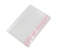 Lot de 200 sacs en cellophane transparents auto-scellants pour biscuits, bonbons, cadeaux, cartes de bijoux (24 x 34 cm)
