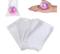 Lot de 200 sacs en film thermorétractable YUTOU 10 x 16 cm étanches POF thermorétractables sacs transparents pour savons, bombes de bain, bougies, petits emballages cadeaux