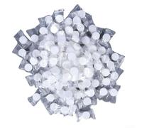 Lot de 200 serviettes compressées jetables en pur coton pour le voyage, le camping, la randonnée, le sport, la gym, blanc, 25 x 20 cm