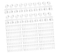 Lot de 200 tableaux de couleurs pratiques pour vernis à ongles - Pour salons de manucure et nail art - Design hautement transparent pour une utilisation professionnelle