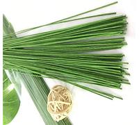 Lot de 200 tiges de fil métallique pour fleurs - Calibre 18 - 35,6 cm - 1,2 mm de diamètre - Vert