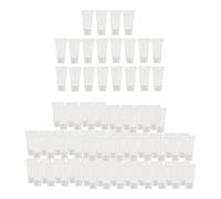 Lot de 200 tubes de crème pour les mains, gloss à lèvres, gel capillaire, design à vis étanche, flacons portables de voyage pour nettoyant visage et crème pour les mains, mini contenants cosmétiques à