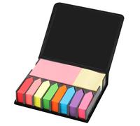 Lot de 2000 blocs-notes,12 couleurs marqueur de page,3 tailles,boîtes de notes avec marqueurs adhésifs,marqueurs de flèches et de page,avec boîte de notes et étui en polyuréthane,Fournitures de bureau