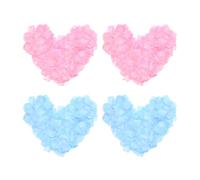 Lot de 2000 Pétales De Rose Artificiels, Pétales De Rose Non Tissés, Pétales Décoratifs Artificiels, Adaptés pour La Saint-Valentin, Les Mariages, Les Anniversaires