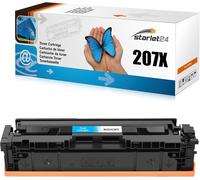 Lot de 207 toners cyan compatibles avec HP 207X 207A W2211X pour Color Laserjet Pro MFP M282nw M255dw M283fdn M283 M282 M255 avec puce