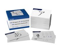 Lot de 208 cartes flash japonaises Hiragana et Katakana