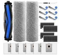 Lot de 21 Accessoires pour Ecovacs Deebot X11 / X9 PRO Omni / T80s Omni | avec 1 Brosse Principale, 2 Rouleau Serpillère, 6 Sacs à Poussière, 4 Filtres, 6 Brosses Latérales, 1 Brosse de Nettoyage