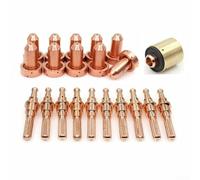 Lot de 21 boîtiers de démarrage électrodes de buse de découpe plasma pour dynamique thermique SL60 Compatible avec les modèles WS OEM 9-8215 9-8211 9-8213 9-8277 80A