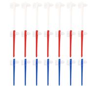 Lot de 21 brosses de nettoyage pour prothèses dentaires portables à double tête avec plusieurs couches de poils doux et deux angles pour le nettoyage des prothèses dentaires et des dispositifs de