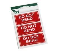 Lot de 21 étiquettes autocollantes Do Not Bend Taille moyenne