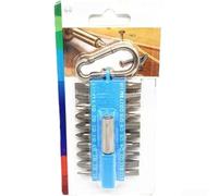 Lot de 21 forets avec embouts de vis cruciformes et hexagonaux avec poignée à crochet à ressort pour une intégration efficace des outils électriques (bleu)