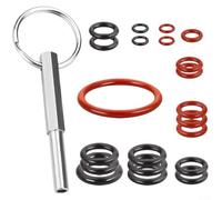 Lot de 21 joints toriques en silicone avec clé à tête ovale pour machines à café J, C, E, F, S, Z, X compatibles avec machines à café et machines à cappuccino