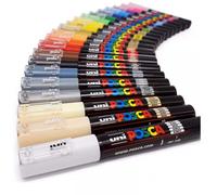Lot De 21 Marqueurs Posca Pc-1mc Pointe Extra-Fine Conique