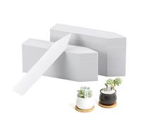 Lot de 210 Étiquettes pour Plantes Blanches en Plastique - Résistantes aux Intempéries - 10 x 2 cm - Etiquette Plante Pour Jardin et Extérieur, Etiquette Jardin, Etiquette Semis
