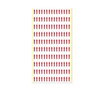 Lot de 2100 Rouge Flèches Autocollantes 20 x 10 mm Amovible Petit Produit Défectueux Collant Étiquettes